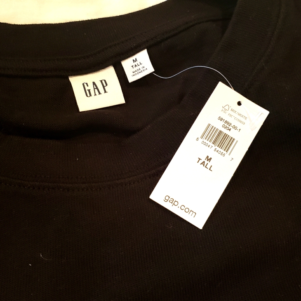 Gap t-shirt pocket dress size Med Tall